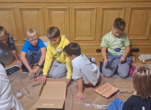 Klasa 4a na warsztatach w Kamienicy architekta Hilarego Majewskiego
