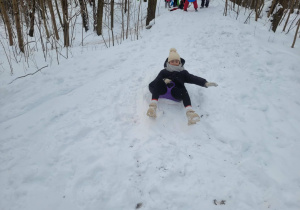 Jedna z uczennic w czasie zjazdu.