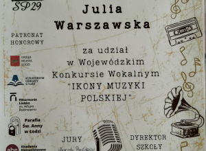 Udział w Wojewódzkim Konkursie Wokalnym